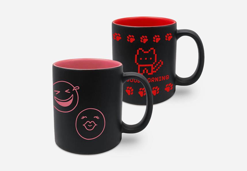 Black Mug with Engraving