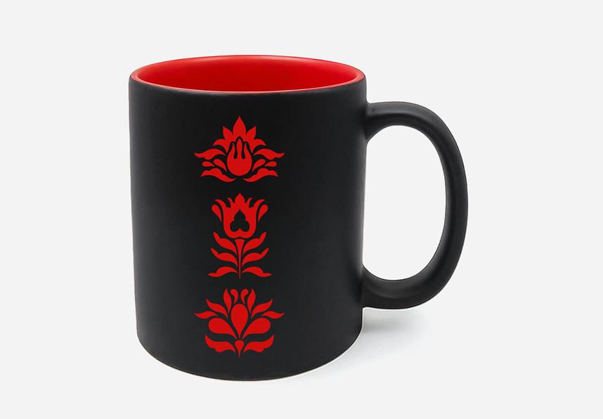 Black Mug with Engraving